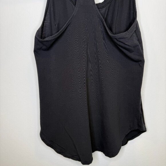 Lululemon Yogi Racerback III Tank Front Pocket Black Size 4 - Picture 11 of 16